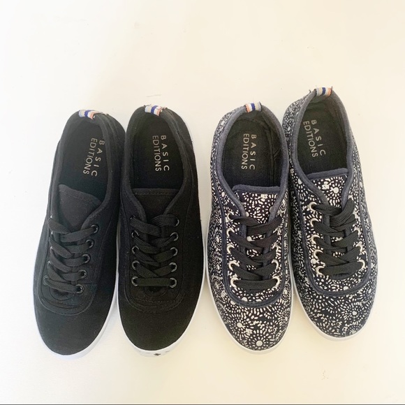 Basic Addition Black and Blue Tennis Shoes Size 8 - Picture 5 of 10